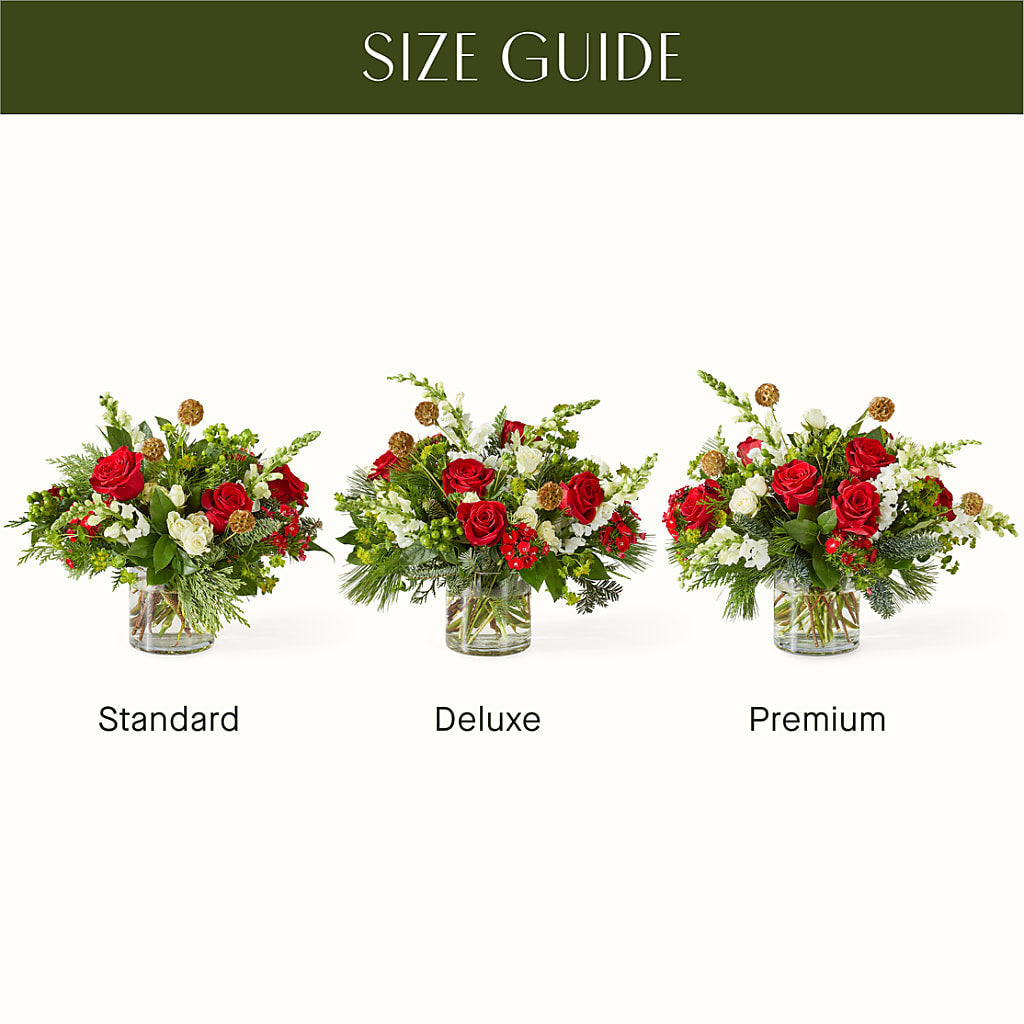 Deck the Halls Bouquet –  A La Rose, Rock Hill SC