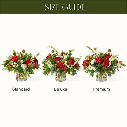 Deck the Halls Bouquet –  A La Rose, Rock Hill SC