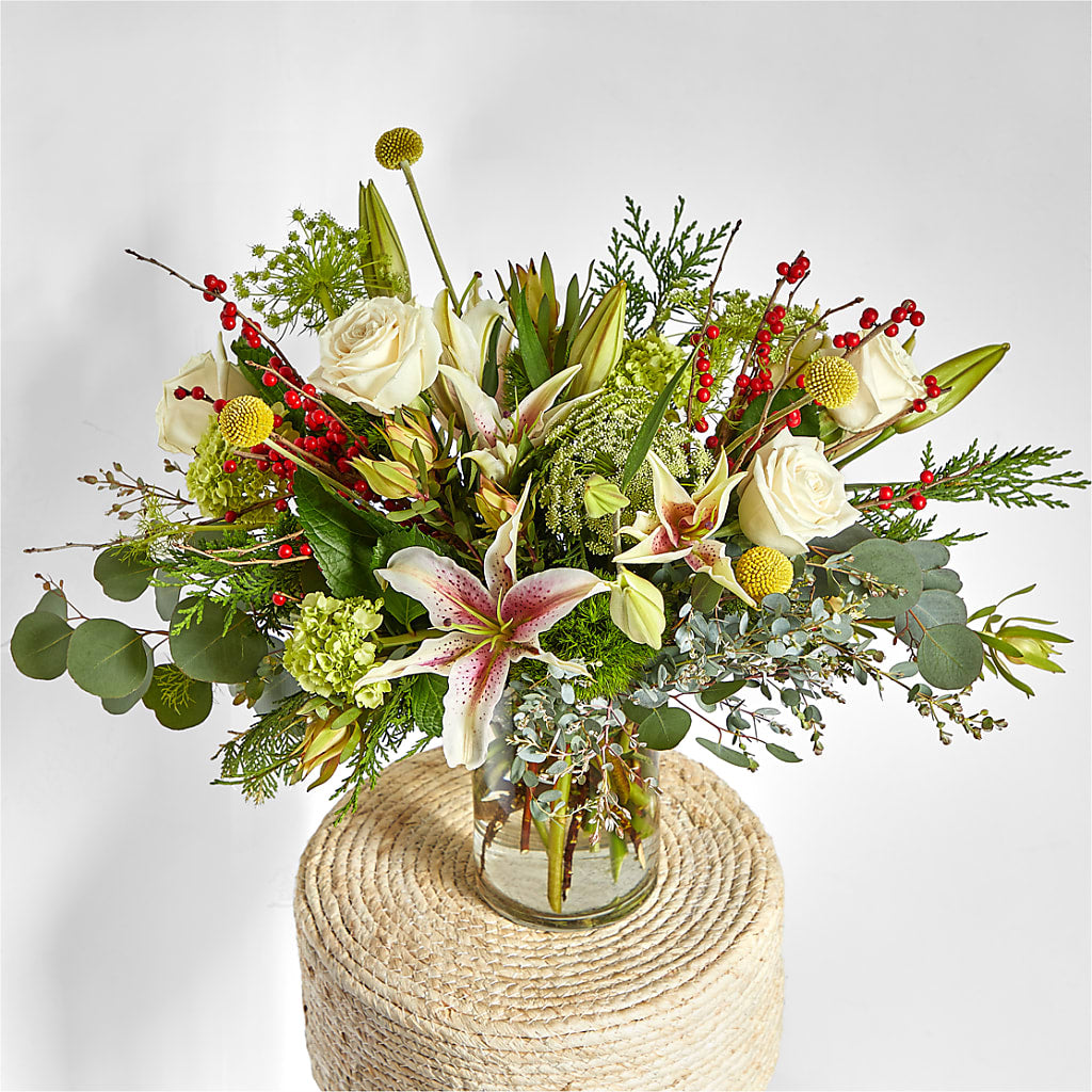Berry & Bright Bouquet –  A La Rose, Rock Hill SC