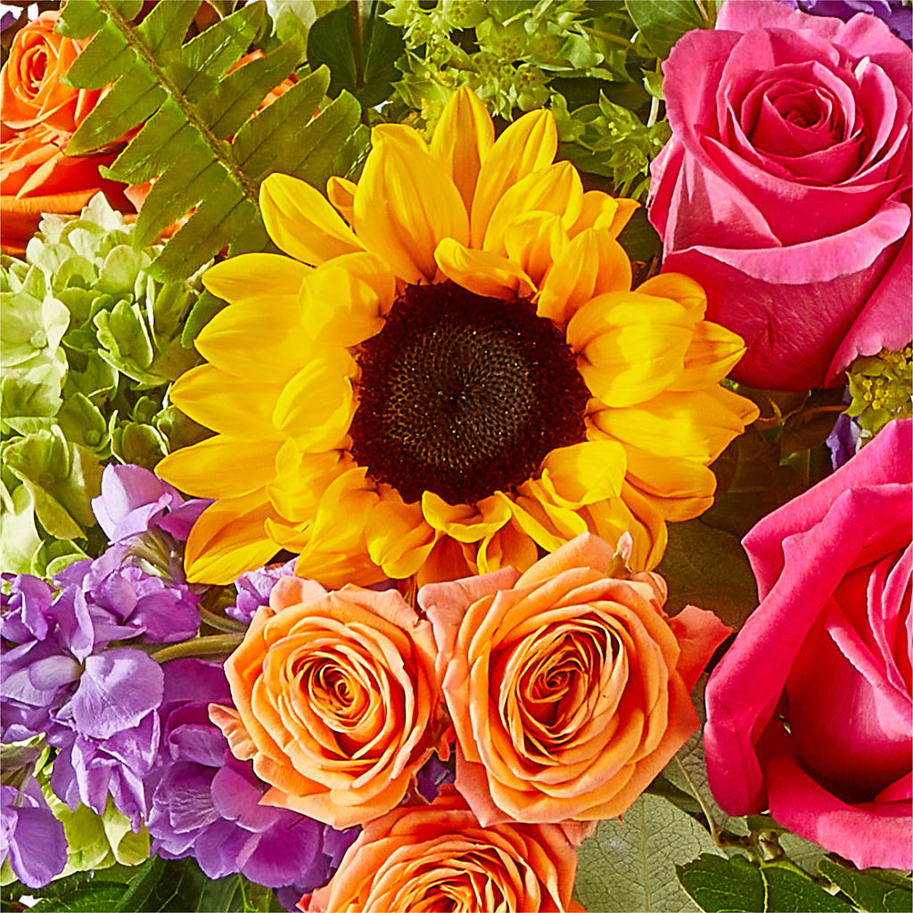 Vibrant Greetings Bouquet –  A La Rose, Rock Hill SC