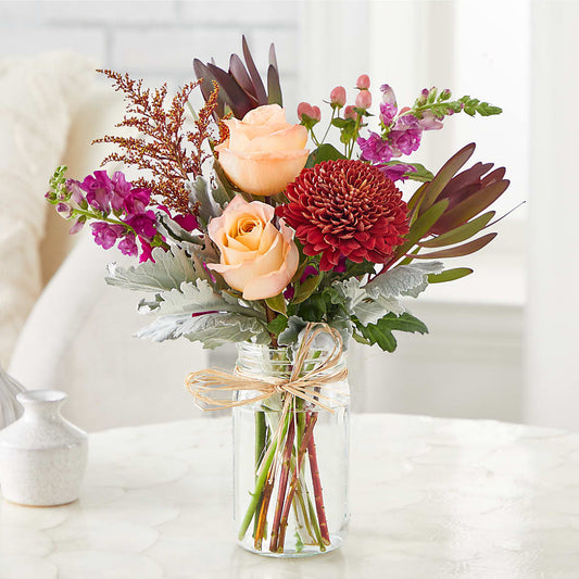 Moody Hues Bouquet –  A La Rose, Rock Hill SC
