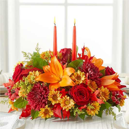 Autumn's Embrace Centerpiece –  A La Rose, Rock Hill SC
