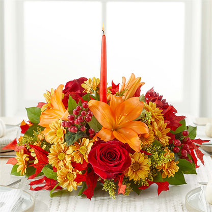 Autumn's Embrace Centerpiece –  A La Rose, Rock Hill SC