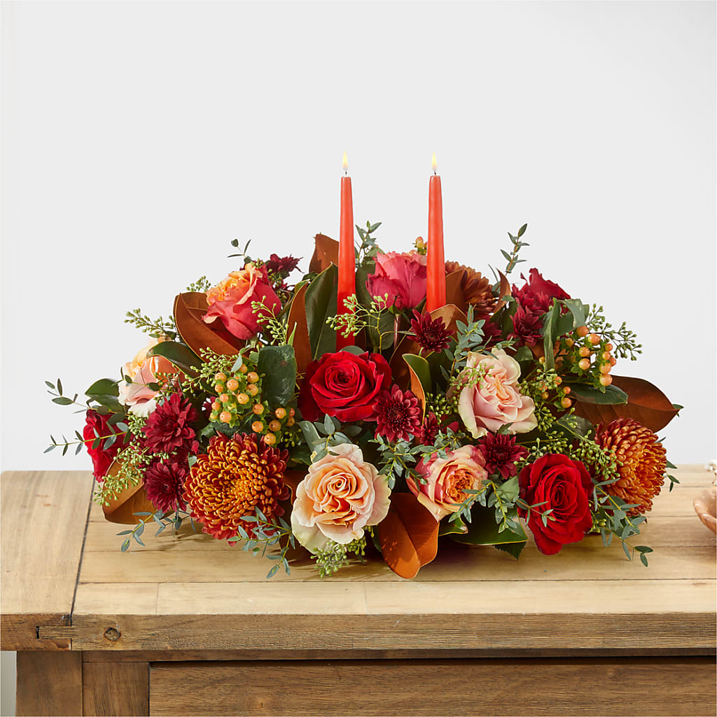 Gather Near Centerpiece –  A La Rose, Rock Hill SC