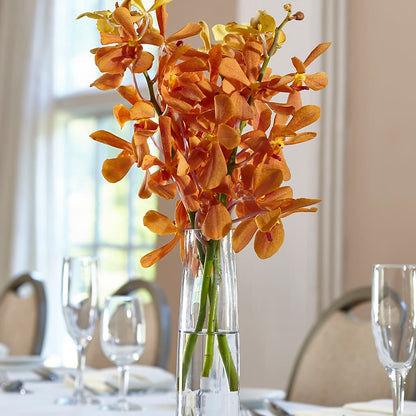 Orange Mokara Bud Vase –  A La Rose, Rock Hill SC