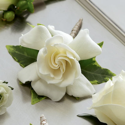Gardenia Boutonniere –  A La Rose, Rock Hill SC